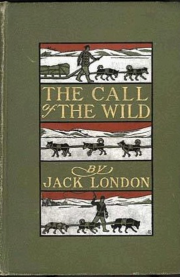 First edition cover of The Call of the Wild, New York, Macmillan Company, 1903