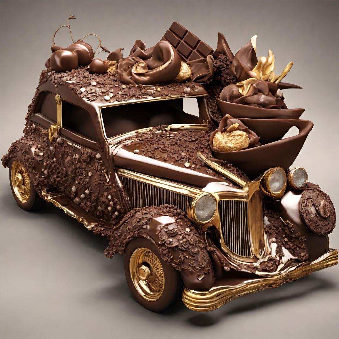 Chocolate Car Sculpture